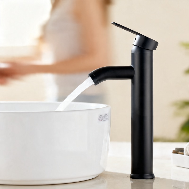 Basin Mixer Tap - Torneira de Lavatório Preta para Banheiro,