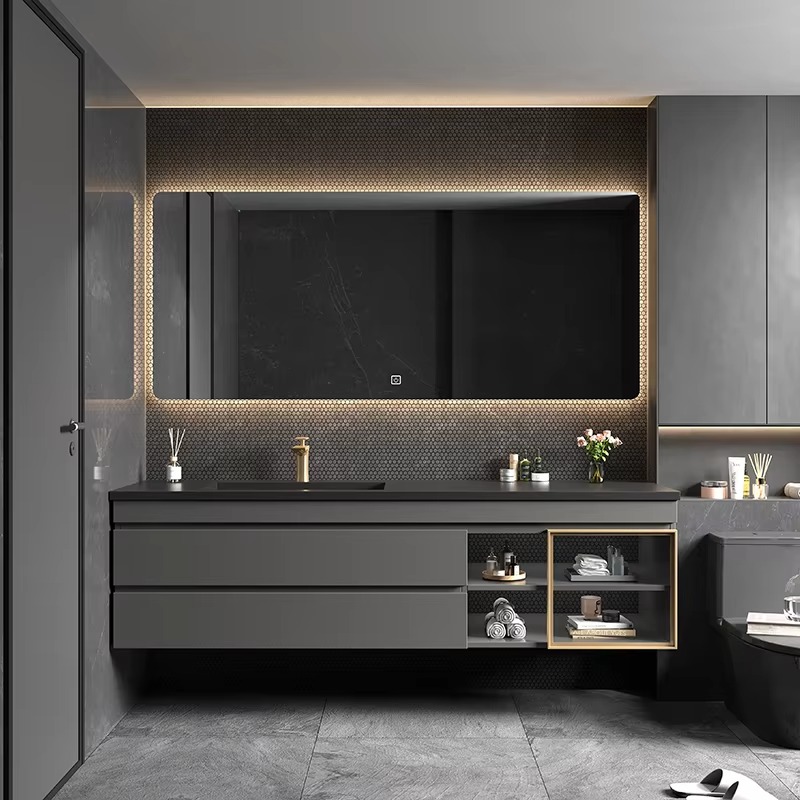 Home Bathroom Vanity Combo - Armário de Banheiro Clássico Nórdico com