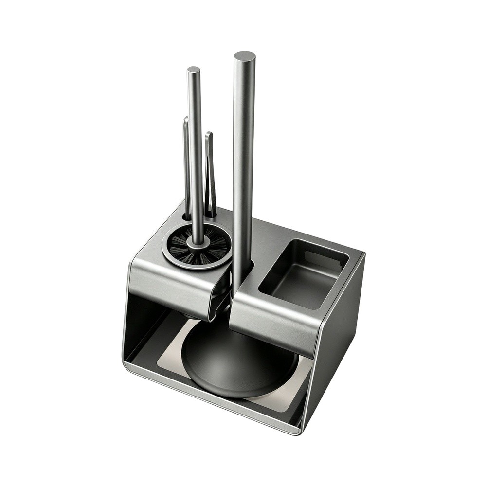 Suporte de Escova Sanitária 3  - Plunger Toilet avaliação e preço