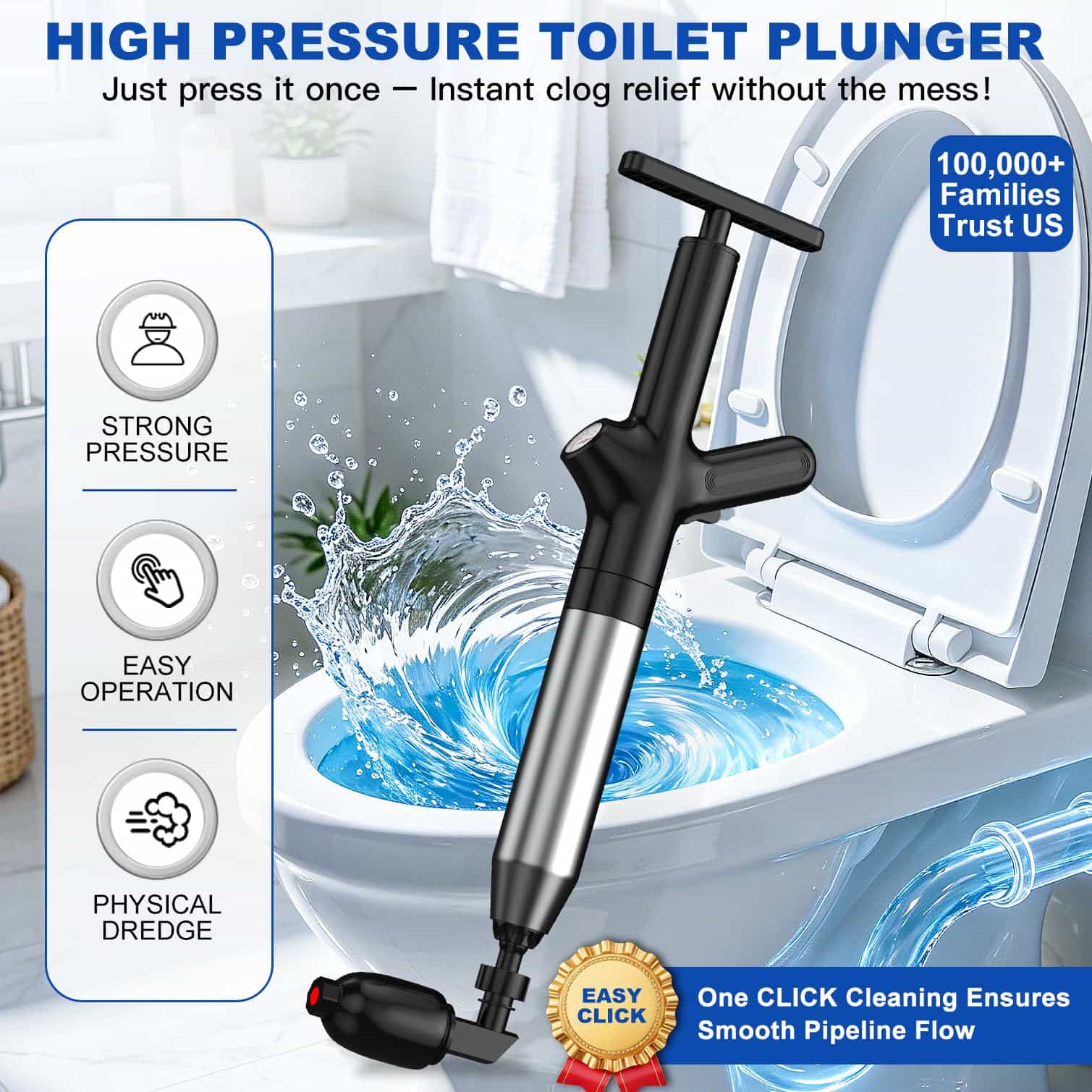 Desentupidor de Sanita, Desent - Plunger Toilet avaliação e preço