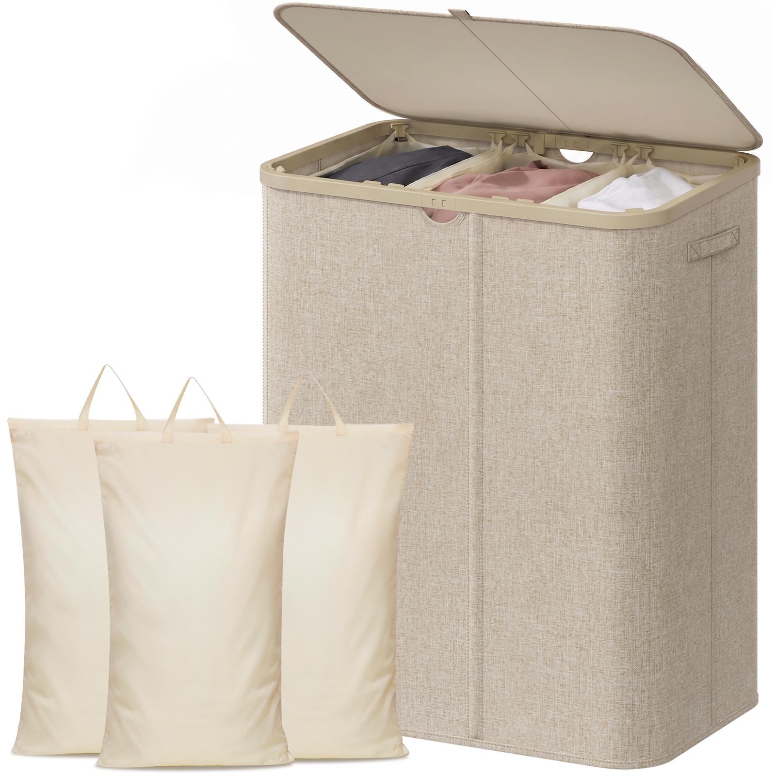 Cesto de roupa suja de plástic - Home Essentials Bathroom Storage avaliação e preço
