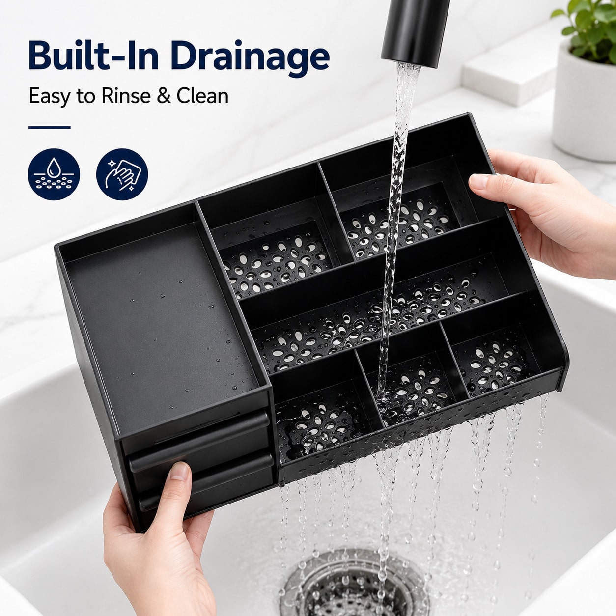 Organizador de Maquiagem, 2 Ga - Home Edit Bathroom Storage avaliação e preço
