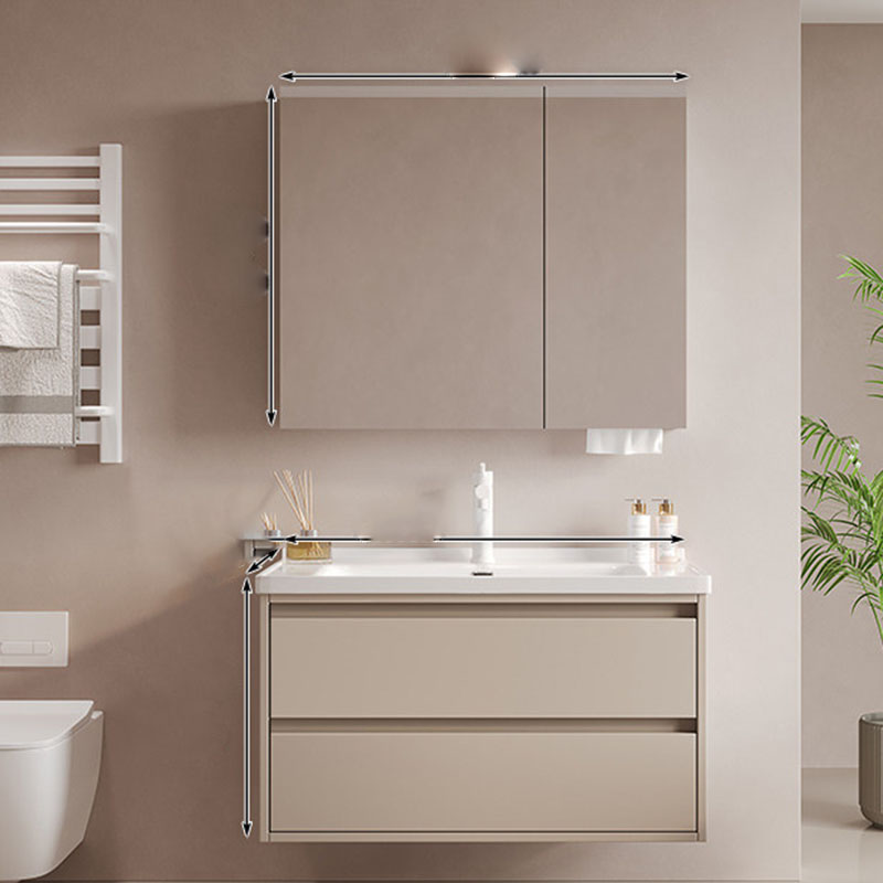 Armário Moderno Branco com Gav - Home Bathroom Vanity Combo avaliação e preço