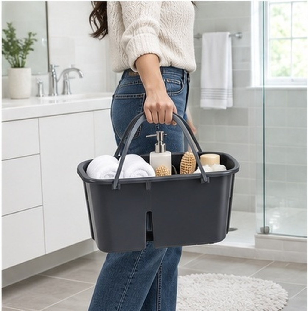 1 unidade de cesto de armazena - Home Essentials Bathroom Storage avaliação e preço